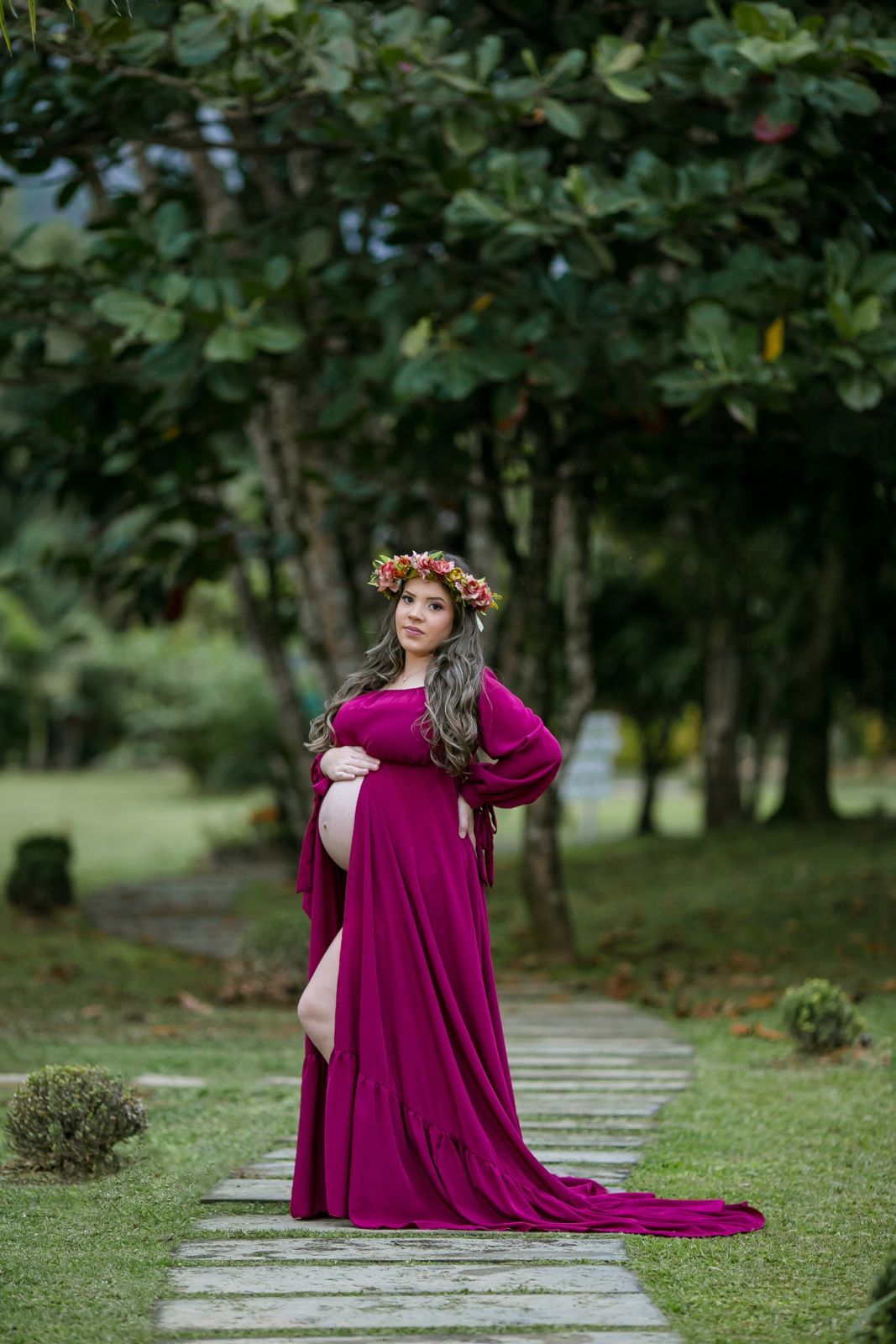 Foto Ensaio Gestante Externo em Joinville - Imagem 9