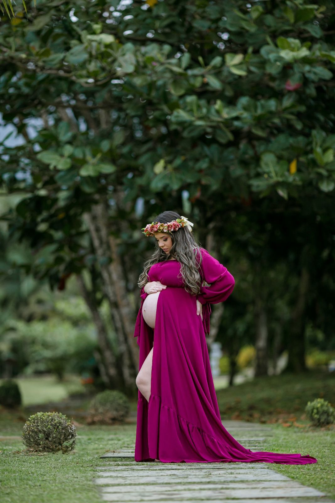 Foto Ensaio Gestante Externo em Joinville - Imagem 10