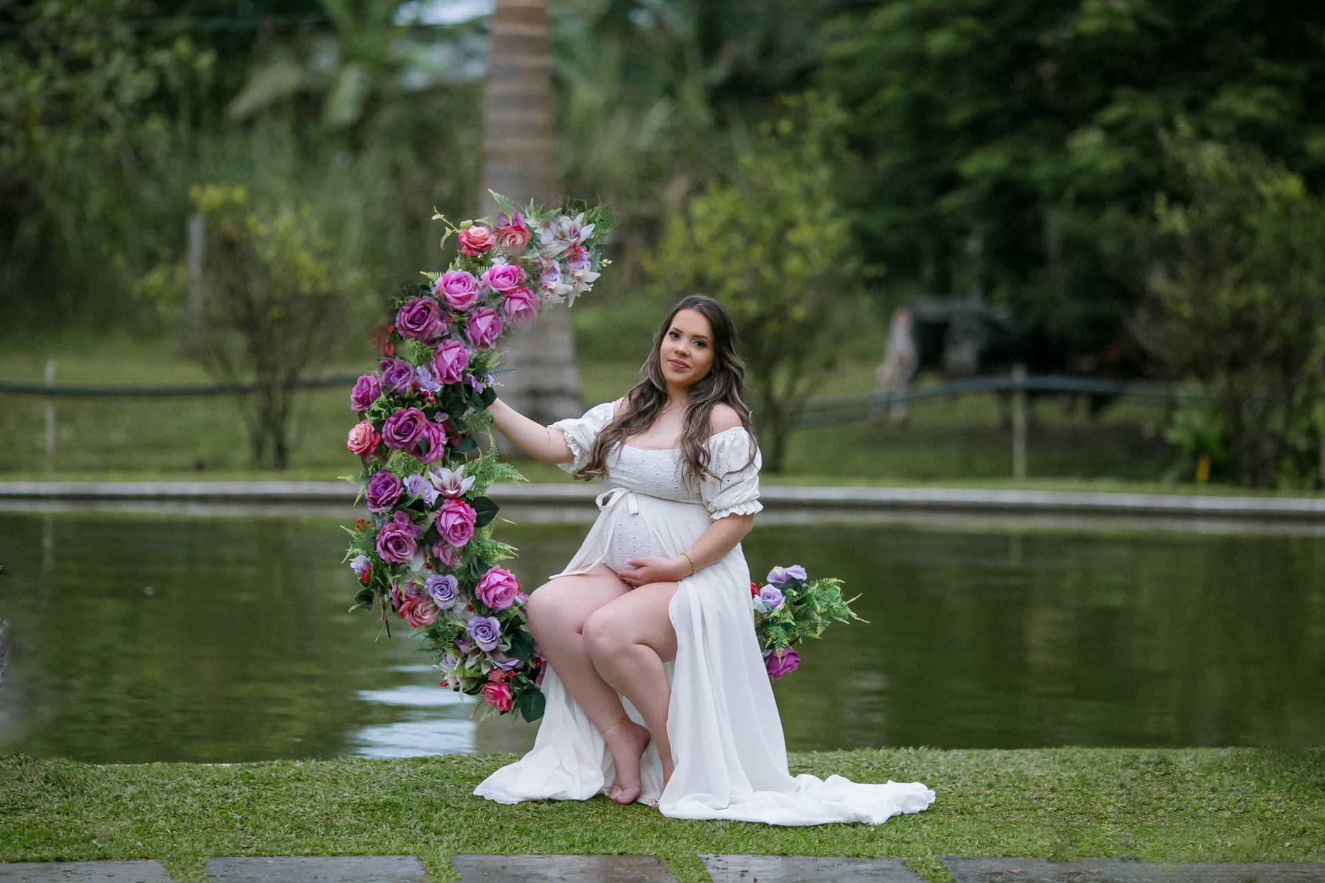 Foto Ensaio Gestante Externo em Joinville - Imagem 26