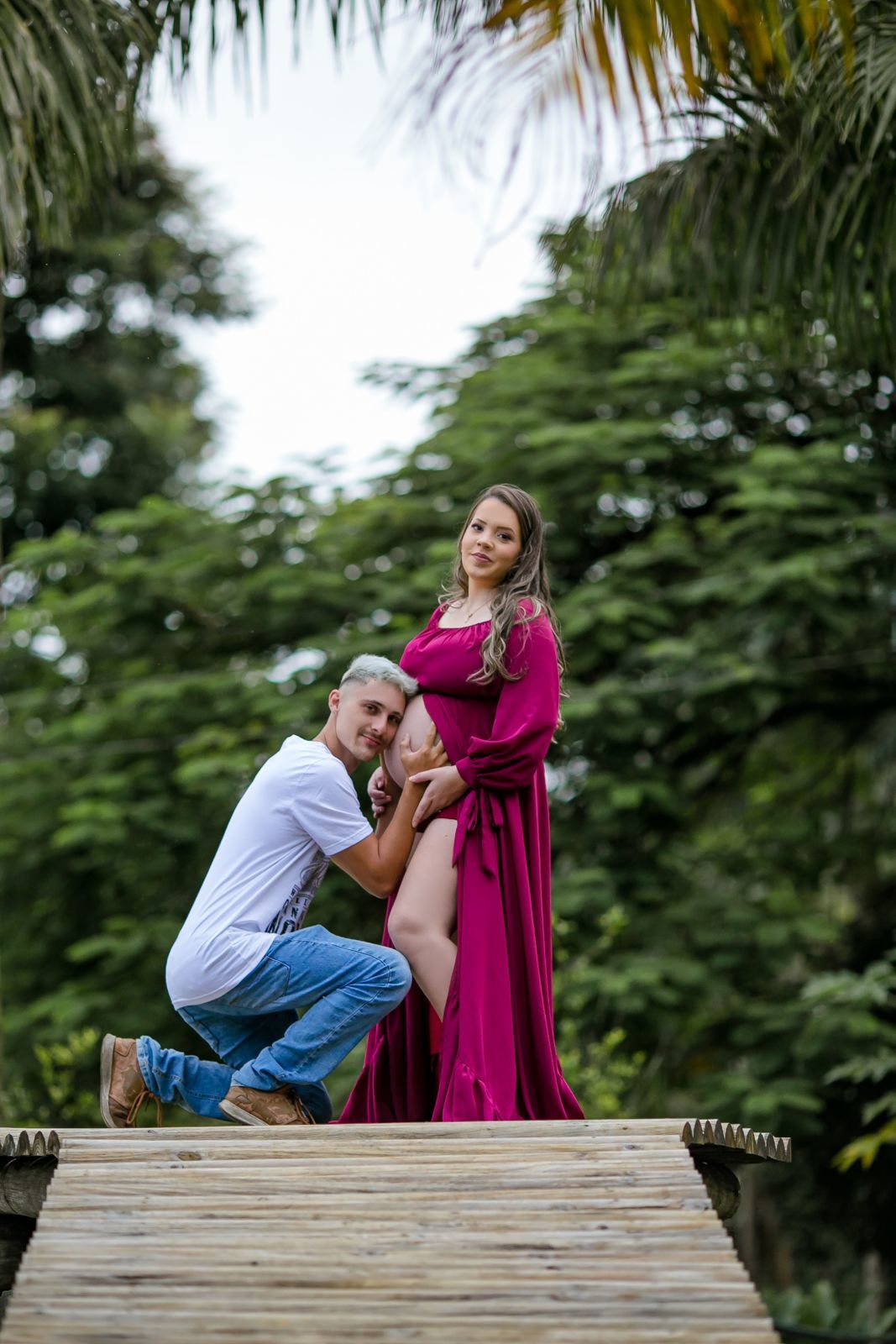 Foto Ensaio Gestante Externo em Joinville - Imagem 8