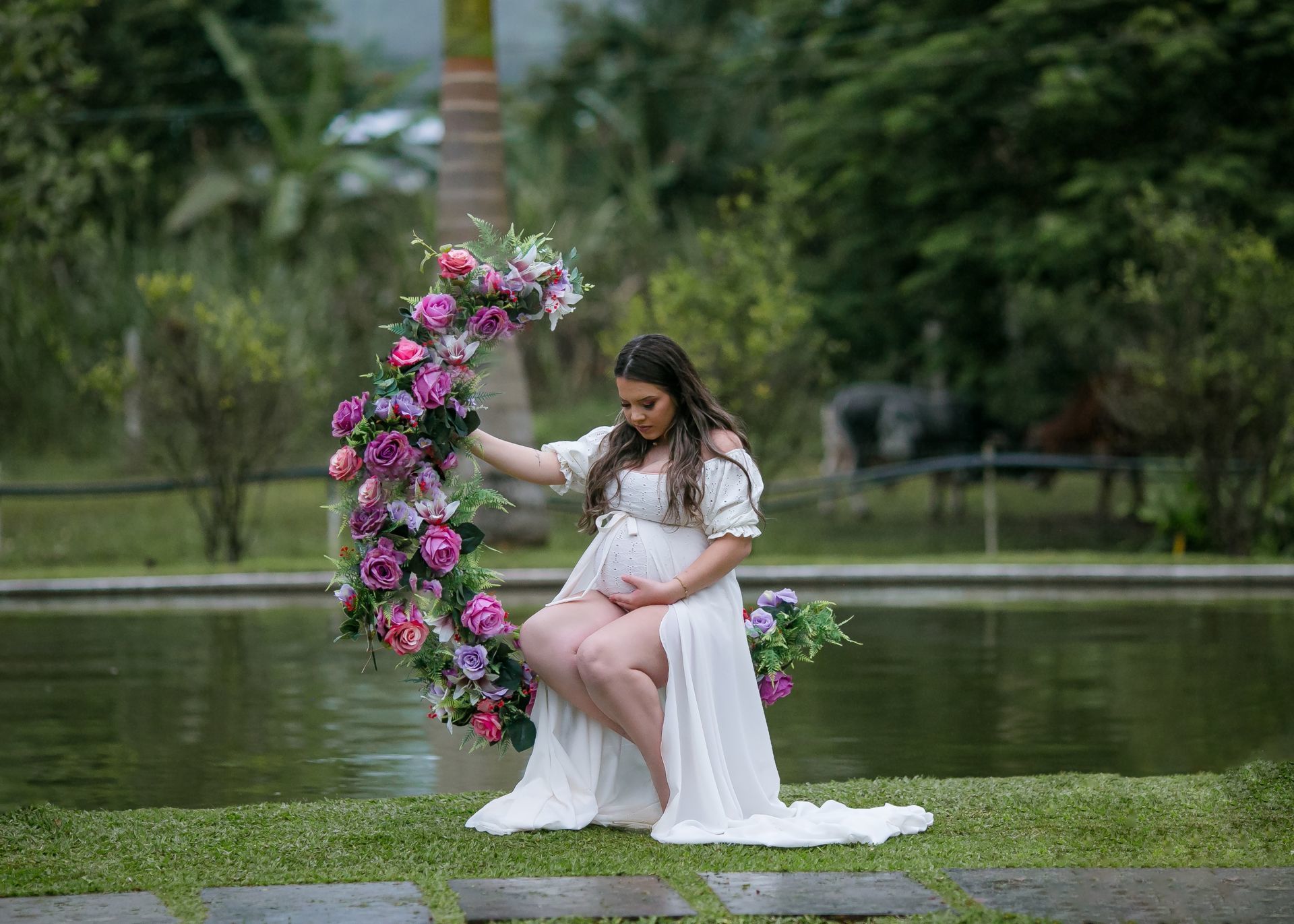 Foto Ensaio Gestante Externo em Joinville - Imagem 27