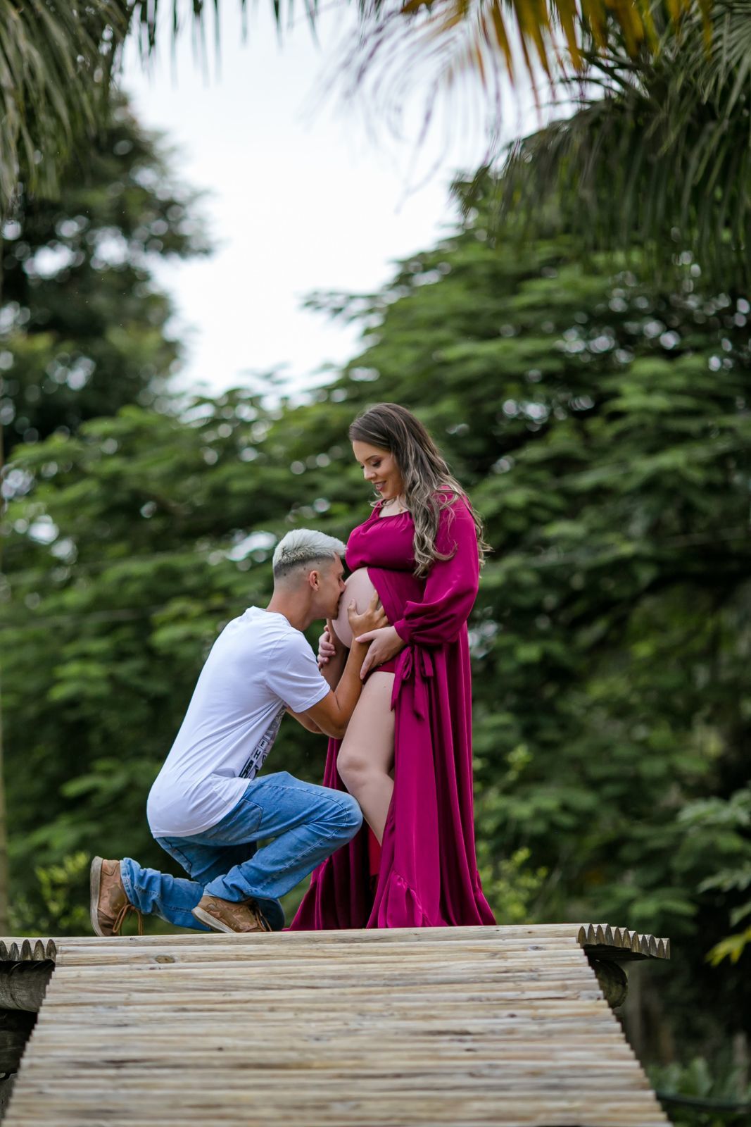 Foto Ensaio Gestante Externo em Joinville - Imagem 7