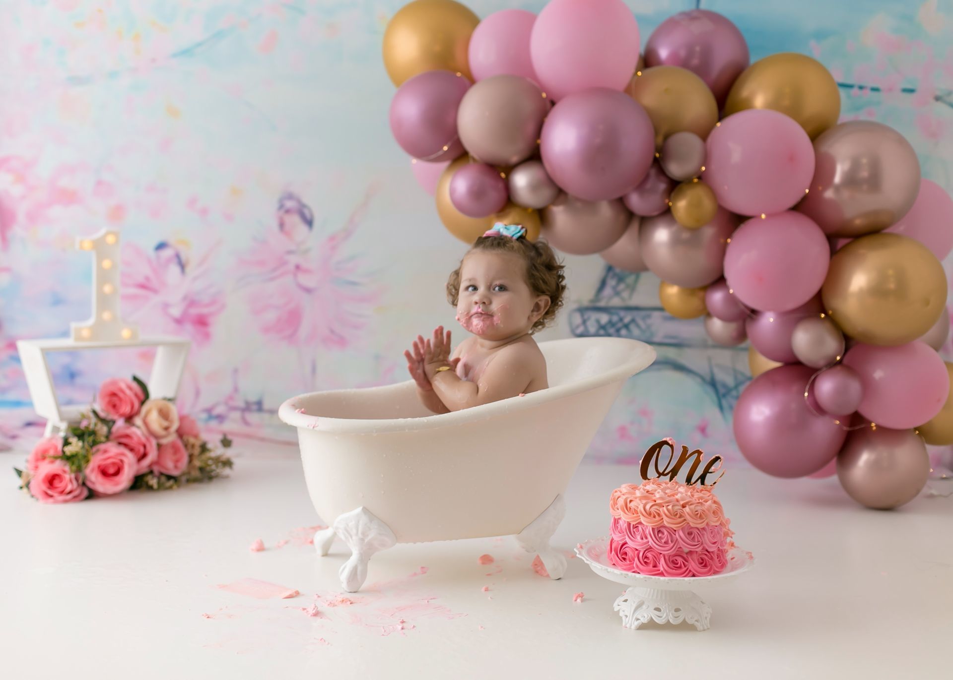 Foto Smash the Cake - Ensaio de 1 aninho da Heloisa - Imagem 22