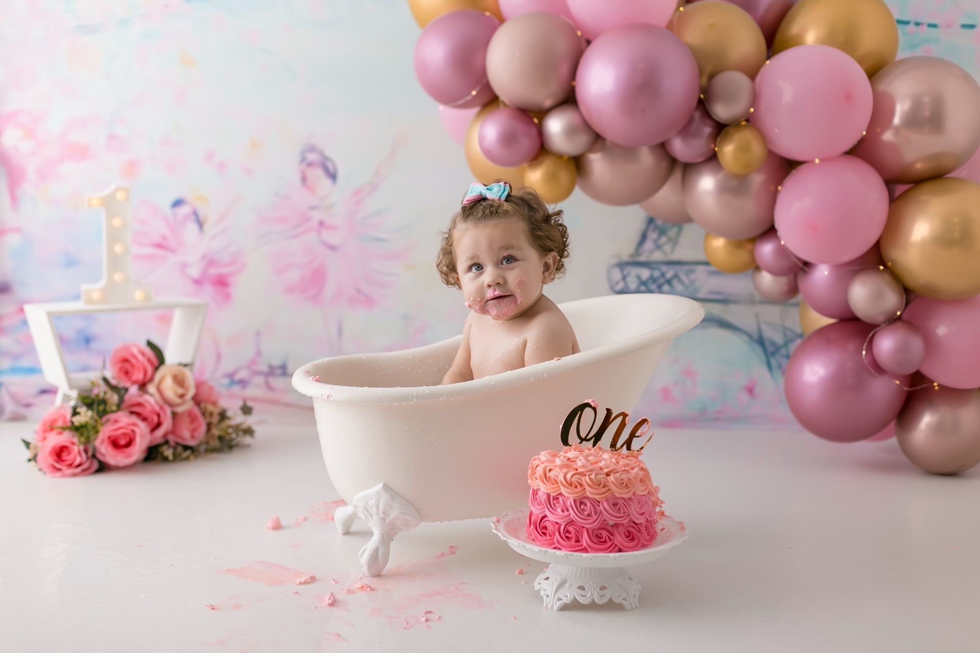 Foto Smash the Cake - Ensaio de 1 aninho da Heloisa - Imagem 24